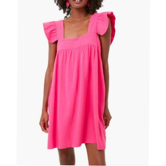 Pomander Place Dresses & Skirts - Tuckernuck Pomander Place Camelillia Pink Hazel Flutter Sleeve Dress